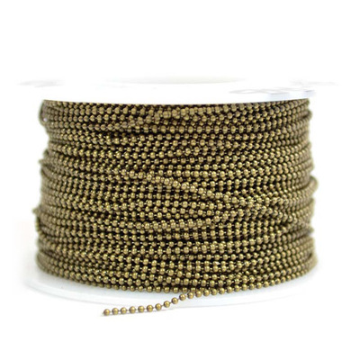 不锈钢必威平台【中国】有限公司
挂链饰链 箱包铜铁链饰品配件 波珠链窗帘拉珠链供应