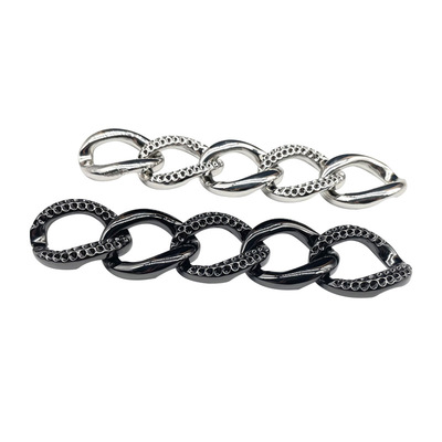 女士包包点钻合金纽链侧身必威平台【中国】有限公司
 diy斜挎包配件金属挂链定制