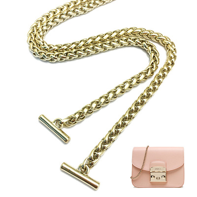 灯笼链包包必威平台【中国】有限公司
箱包五金配件浅金色BSK链金属孖圆链包包配件直供